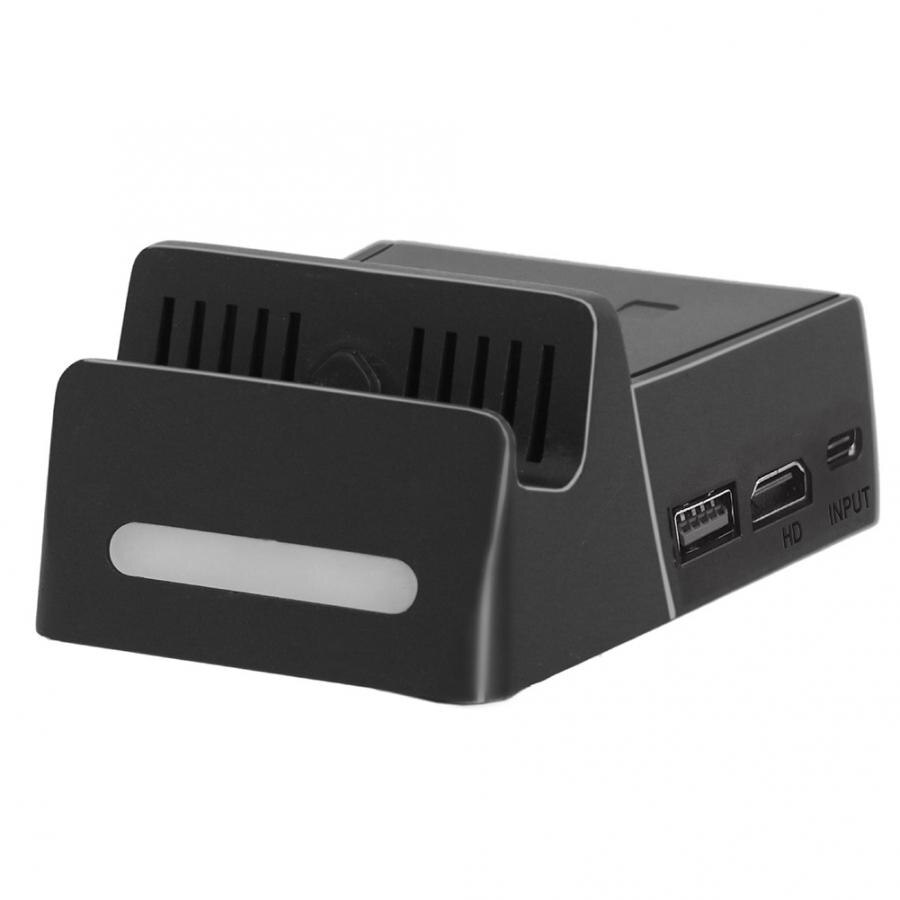 ABS Portable Games Charging Dock High Definition Conversion Charger Base for Switch to TV video converter base: Default Title