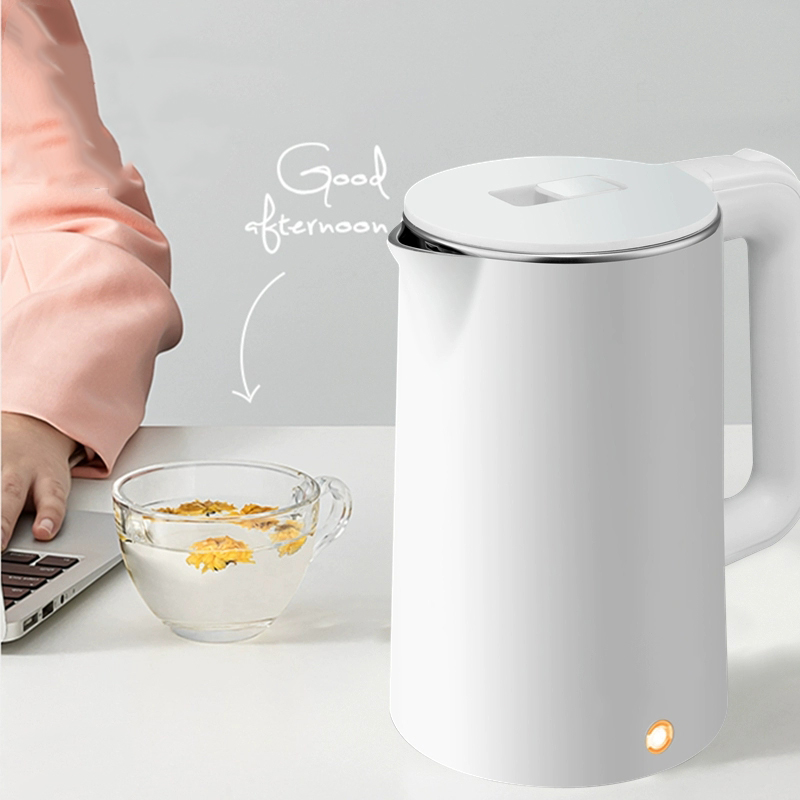 EDTID waterkoker 2L roestvrijstalen waterkoker theepot automatische uitschakeling warm houden theeketel theepot verwarming warm water kookketels: L / YELLOW
