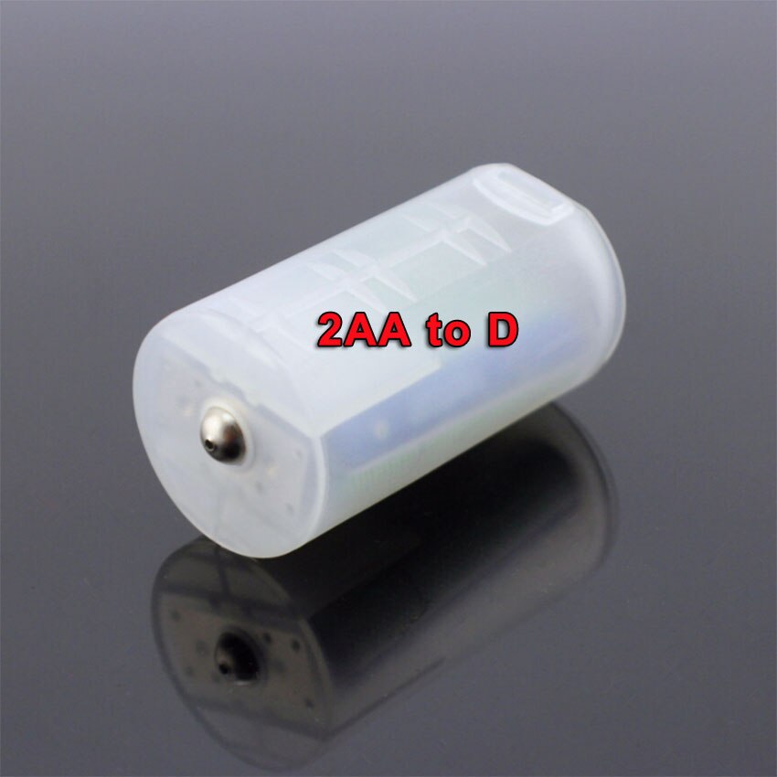 Chenghaoran Aaa/Aa Naar C/D Batterij Combinatie Cell Batterij Opbergdoos Adapter Aaa Naar Aa Aa Naar C D Houder Case Converter Gevallen: 2AA to D