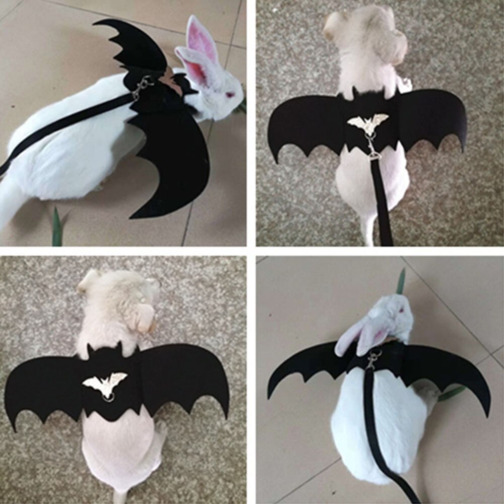 Halloween Hond Kostuums Vleermuis Vleugels Vampire Zwart Leuke Fancy Dress Up Halloween Pet Hond Kat Kostuum