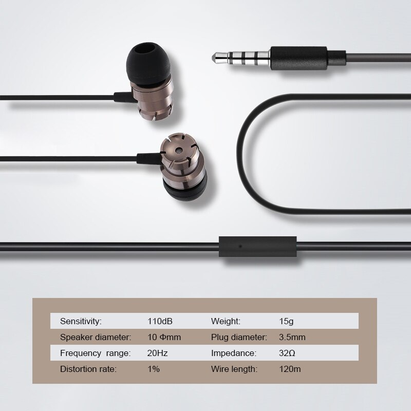 Écouteur pour blackberry priv leap passport classic  z3 z30 q5 q10 z10, casque d'écoute avec contrôle musical et micro