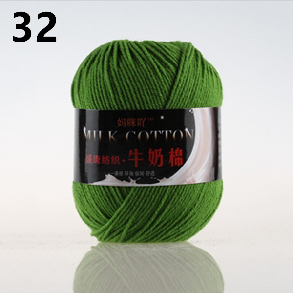 Craft art Dubbele breien Haak DK Garen Wol Melk fiber katoen 50g Bal: 32
