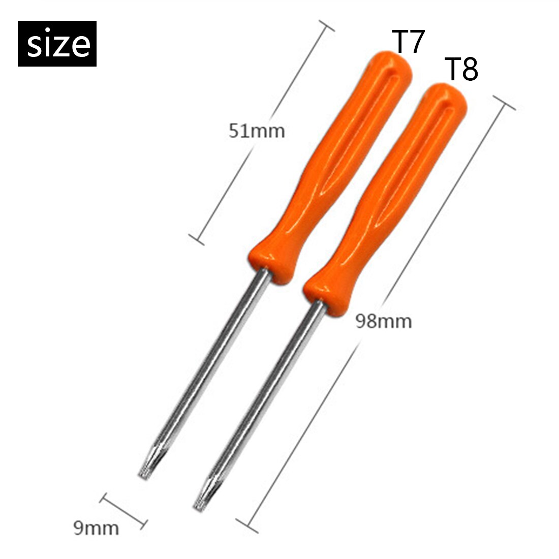 1pcs Security Screwdriver for PS3/ PS4 Phone Laptop Tamperproof Hole Repairing Opening Tool Screw Driver Torx T7 T8