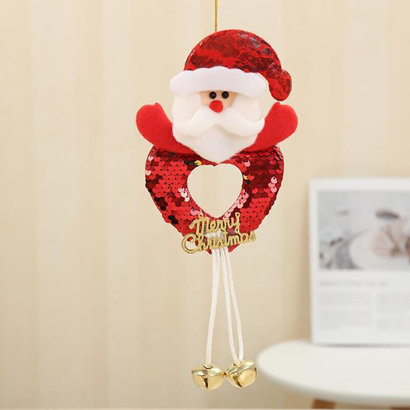 Kerst Decoratieve Hanger Kerstman Pop Bel Kids Hangers Kerst Home Decor Xmas Tree Diy Opknoping Decoratie