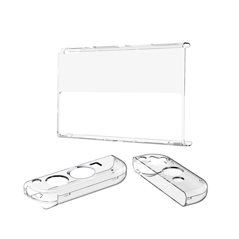 Crystal Case Voor Nintendo Switch Oled Dockbare Kan In De Dock Abs Plastic Volledige Cover Case: Default Title