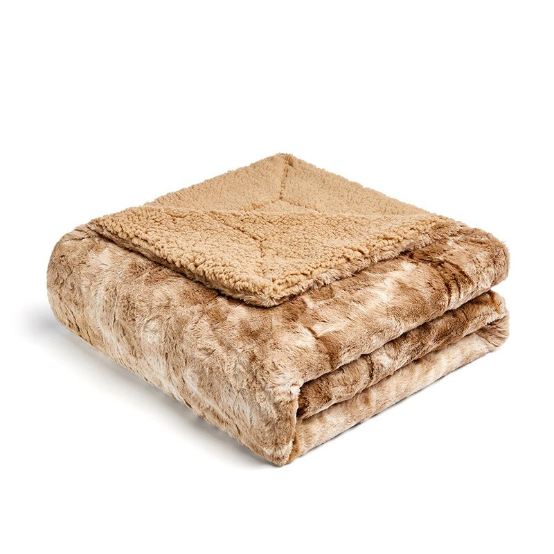 Regenbogen Flanell Decke Flugzeuge Sofa Verwenden Büro freundlicher Decke Super Weiche Handtuch Reise Vlies Gittergewebe Tragbare Auto Abdeckung Decke: dunkel khaki