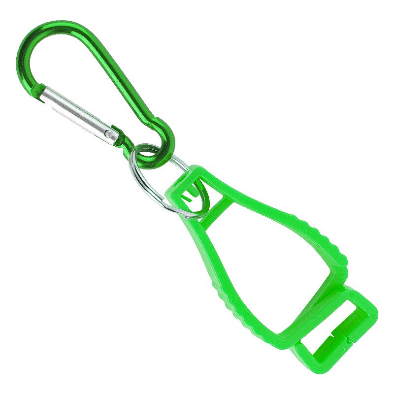 1Pc Multifunctionele Handschoen Grijper Hanger Arbeid Klem Gripper Veiligheid Bediening Tool Transport Bescherming Apparaat: GREEN