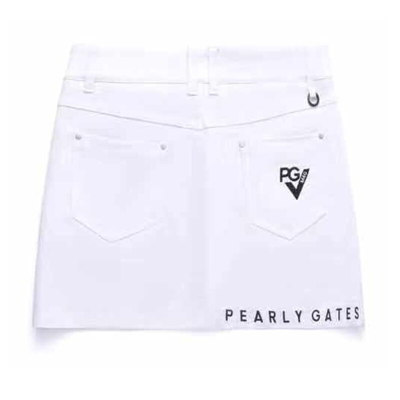 Dames Pg Golf Rok Vrouwen Casual Sport Rok Wit En Zwart Kleuren: WHITE / M