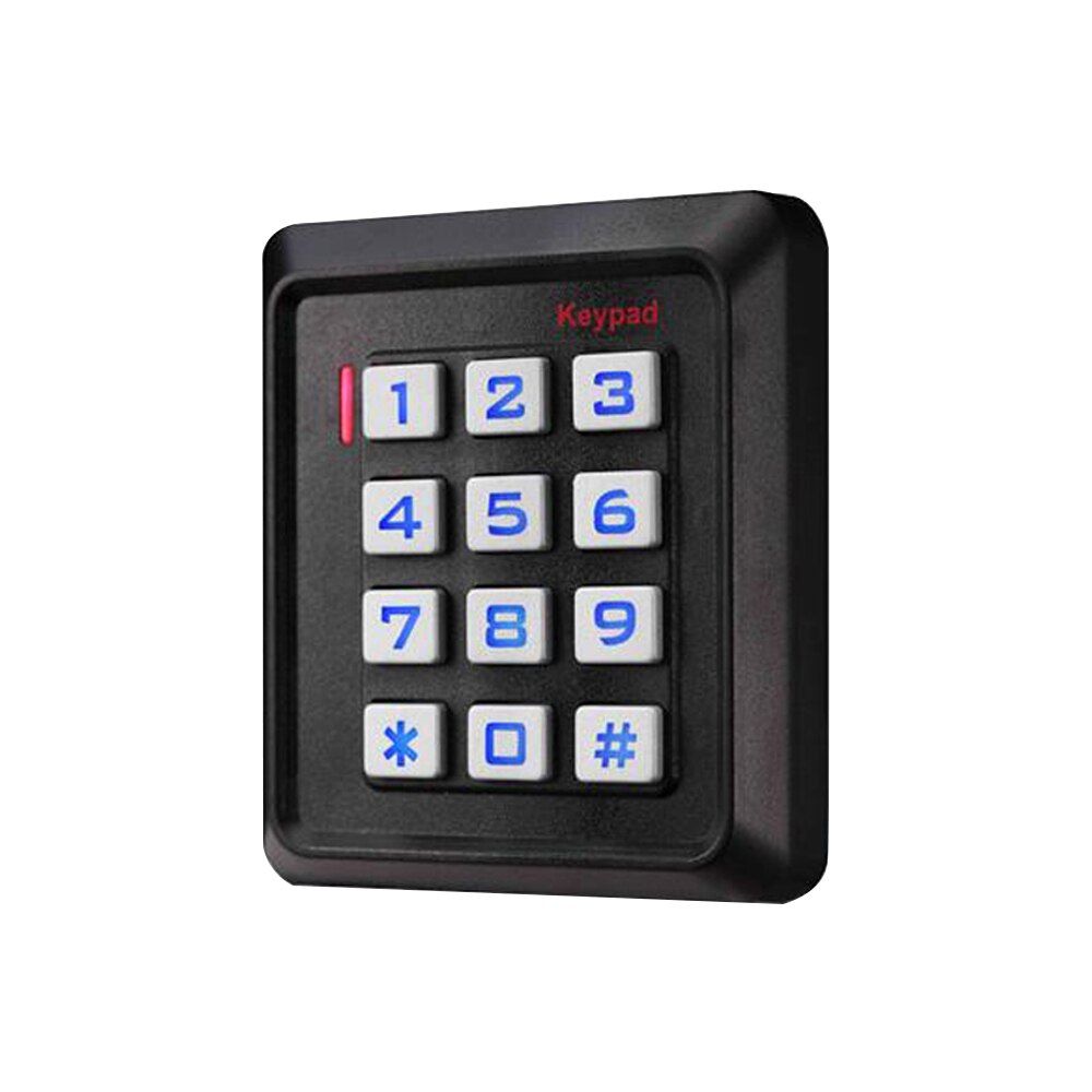 IP65 waterproof RFID Keypad Access Control System Device Machine 13.56MHZ Card Reader Door Lock System Keyfobs 2000 users WG26