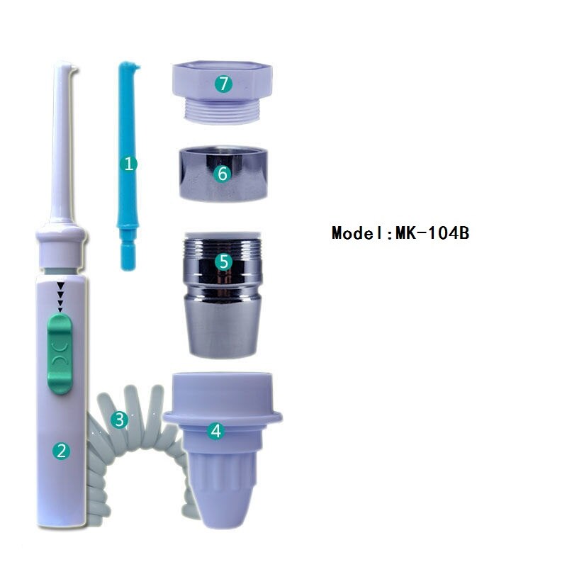 Wasser Zahn Flosser Wasserhahn Munddusche Wasser Jet Zahnseide Zahn Irrigator Zahn wählen Oral Bewässerung Zähne Reinigung Maschine: MK-104B