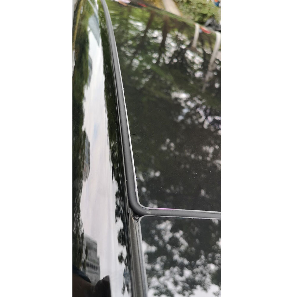 Ventana de silicona para el techo solar del coche estilo Exterior banda de sellado de eliminación de sonido reducción de ruido fácil de aplicar para el modelo 3 de Tesla