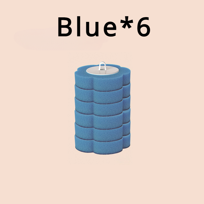 1 sett engangs toalettbørste engangs toalettbørstehoder påfyllingserstatning uten døde hjørner baderomsrengjøringsbørste: Burgunder