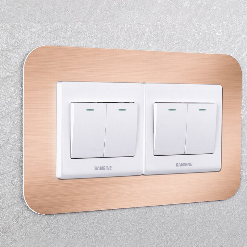 Prosta anty-brudna klamra typu nieprzylepna akrylowa naklejka strąk włącznik ochronny robić domu salon pyłoszczelna ochronna