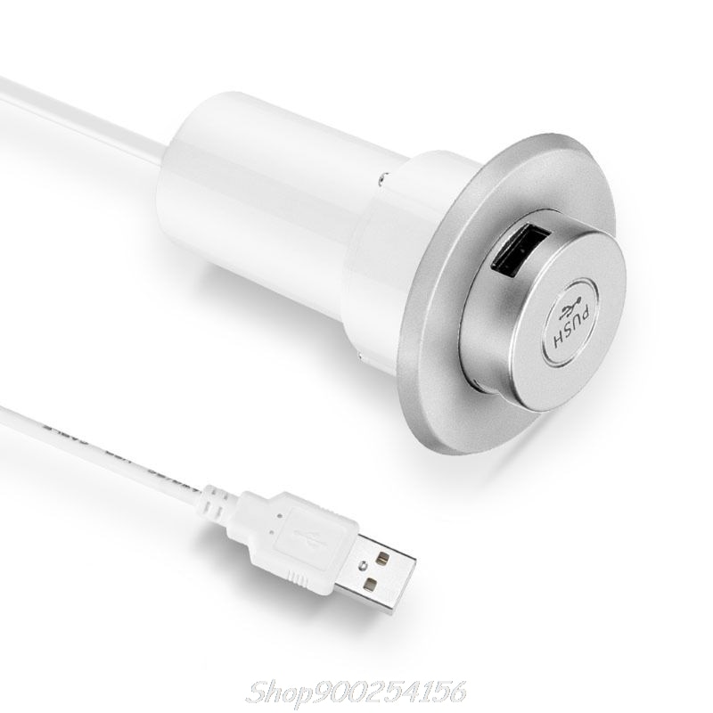 Pop-up In-Desk Slot USB 2.0 3 Ports Hub Splitter Adapter for Laptop PC Computer S02 20