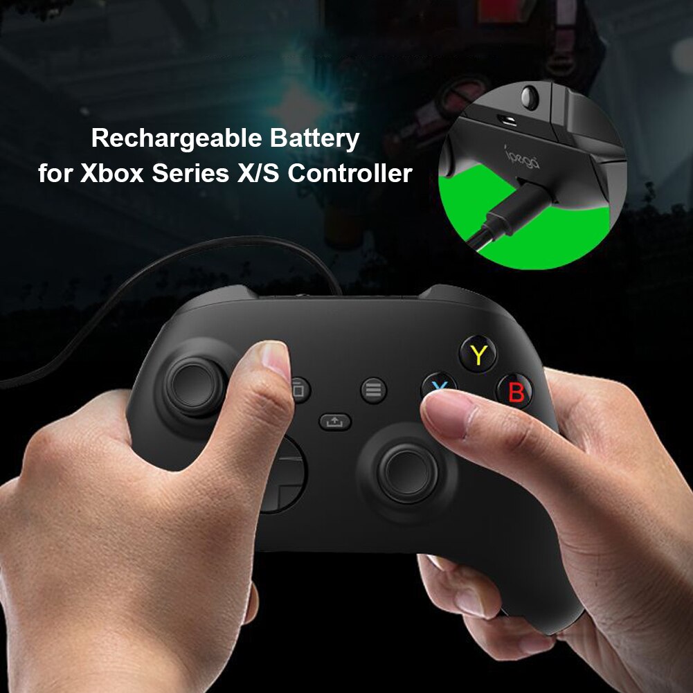 1000Mah Draadloze Gamepad Batterij Pack Voor Xbox Serie X/S Controller Joystick Controller Oplaadbare Mobiele Met Indicator