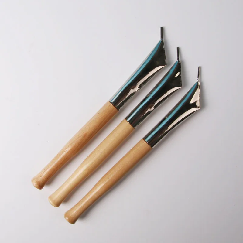 3Pcs Batik Tool Carve Kunstwerk Verf Pen Sculptuur Mes Craft Art Clay Sculpte Aardewerk Wax Gereedschap
