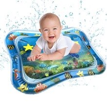Oppustelig baby vandmåtte børn vand legemåtte oppustelig spædbørns mave time legemåtte småbarn til baby sjov aktivitet legecenter