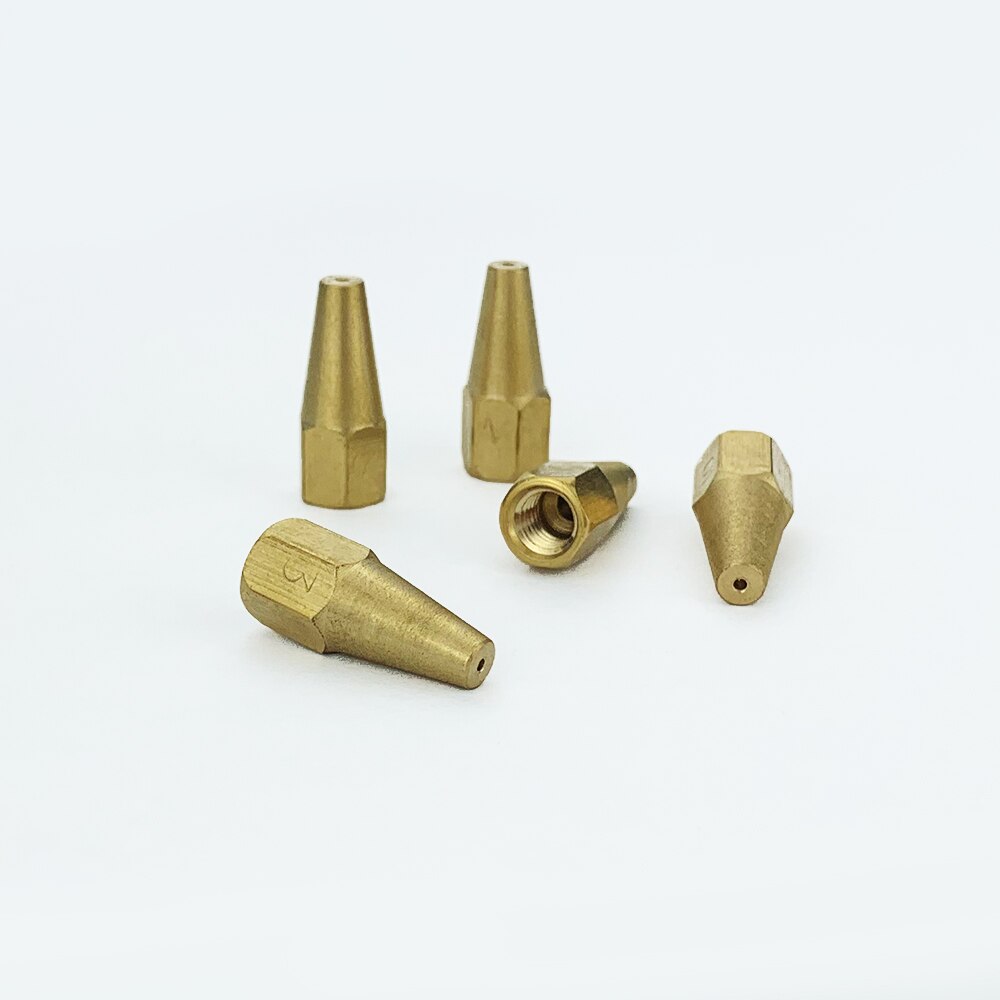 5 Pcs H01-5 Gas Solderen Torch Nozzle Acetyleen Vloeibaar Gas Voor Staal Koper Aluminium Soldeer Lastoorts