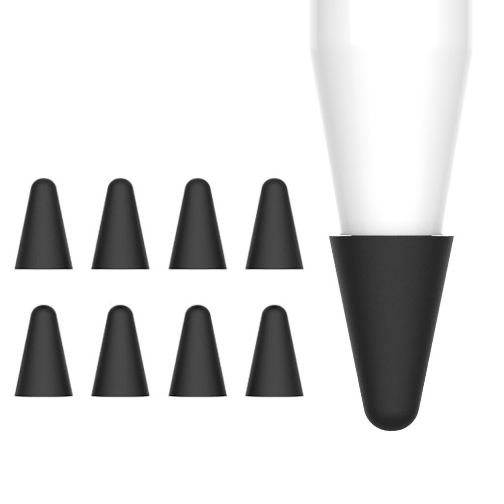 8 pièces remplacement stylet pointe stylo Nibs couverture Compatible pour iPad Pro pour Apple crayon 1/2 accessoires: A