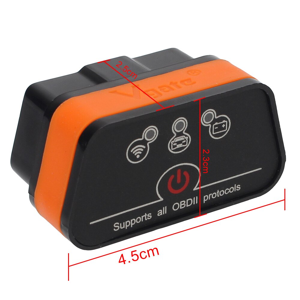 Vgate Icar2 ELM327 OBD2 Wifi/Bluetooth Automotive Diagnostic Scanner Auto Diagnostic Tool Voor Android Code Reader