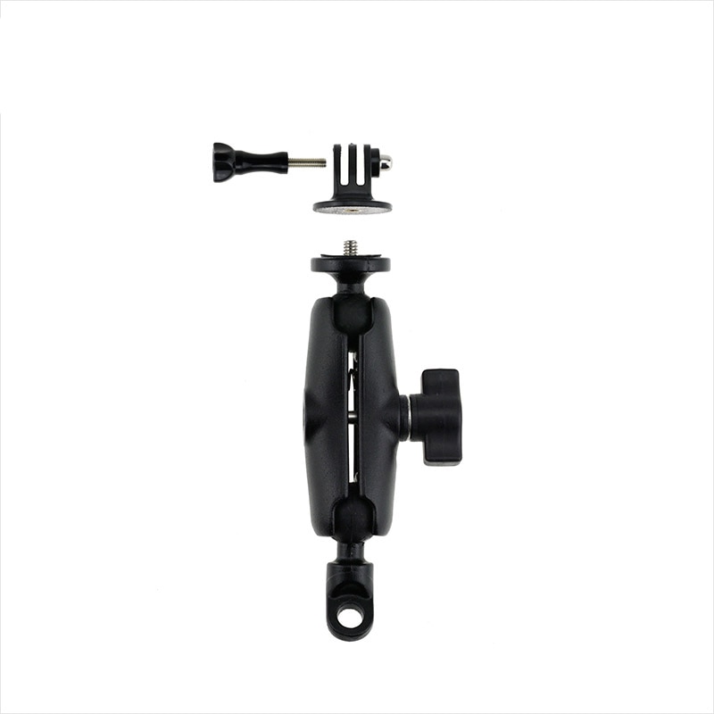 För gopro tillbehör motorcykel fäste fäste backspegel supporter cykel styre ride för gopro hero sjcam xiaomi yi dji