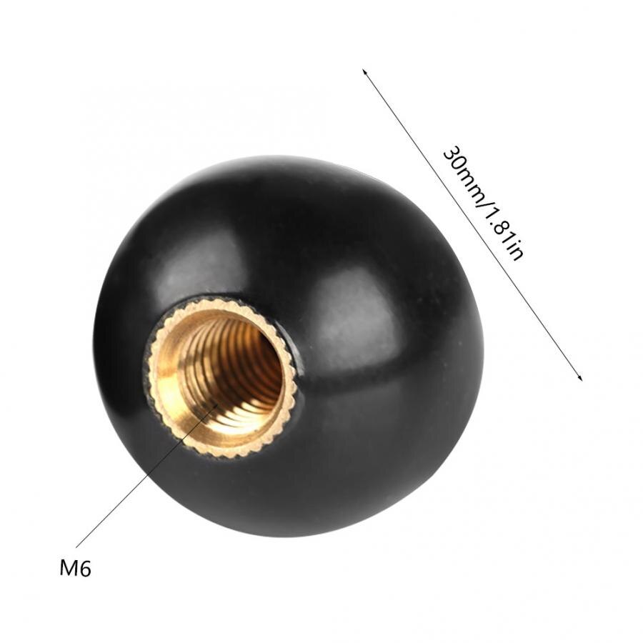 5 sztuk gałka zmiany biegów BM6 * 20 okrągła kula dźwignia zmiany biegów gałka zmiany biegów wymiana akcesorium z miedzianą wkładką gałka meblowa