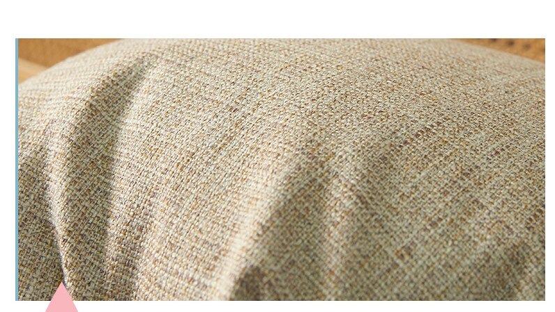 Massivt almindeligt bomulds pudebetræk med kvaster gul beige boligindretning pudebetræk 45 x 45cm pudebetræk sofa pudepude