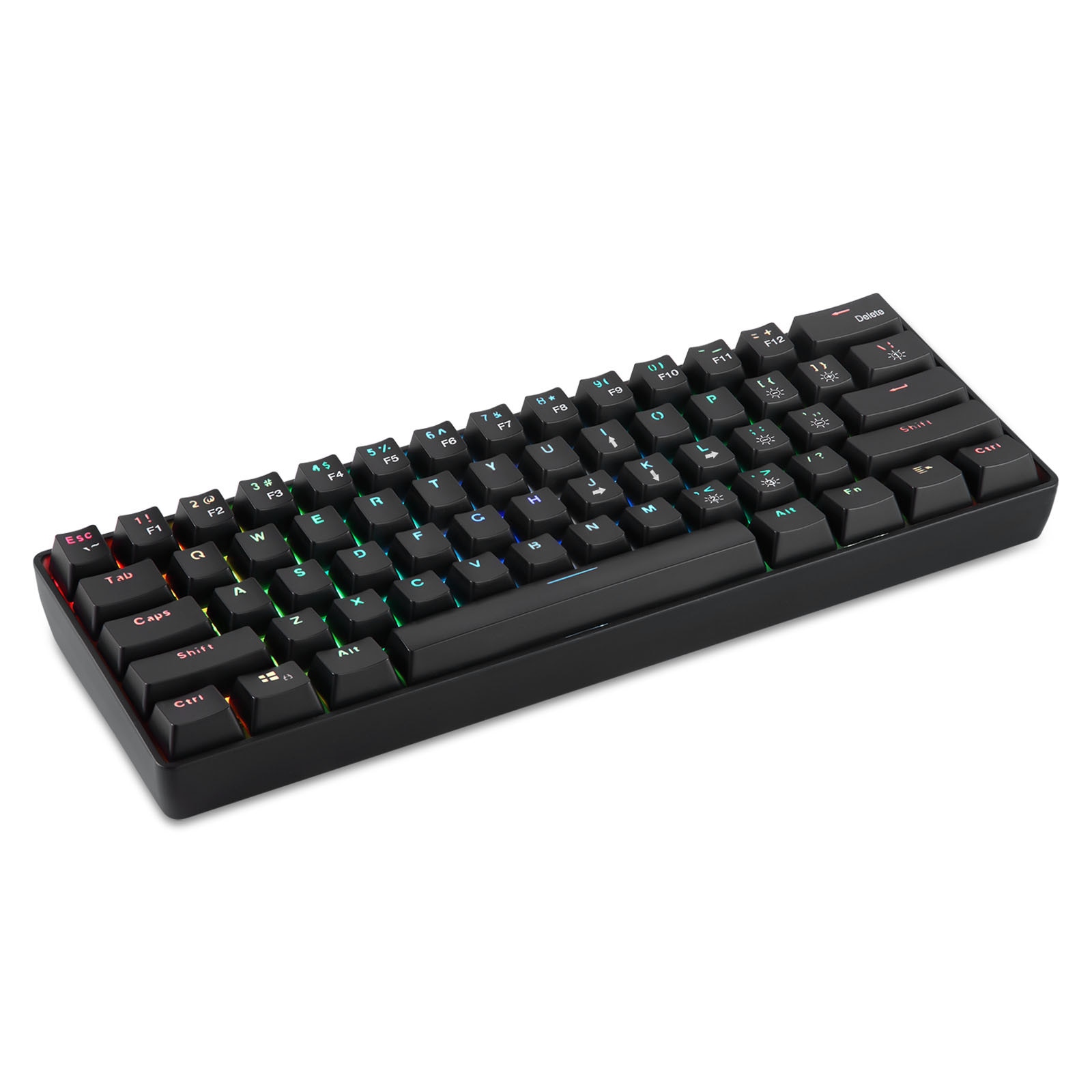 Yk600 Mechanical Keyboard Wireless Plus Wired 2.4G Dual Mode Type C Charging Wired USB Backlit Keyboard Mechanical Feeling