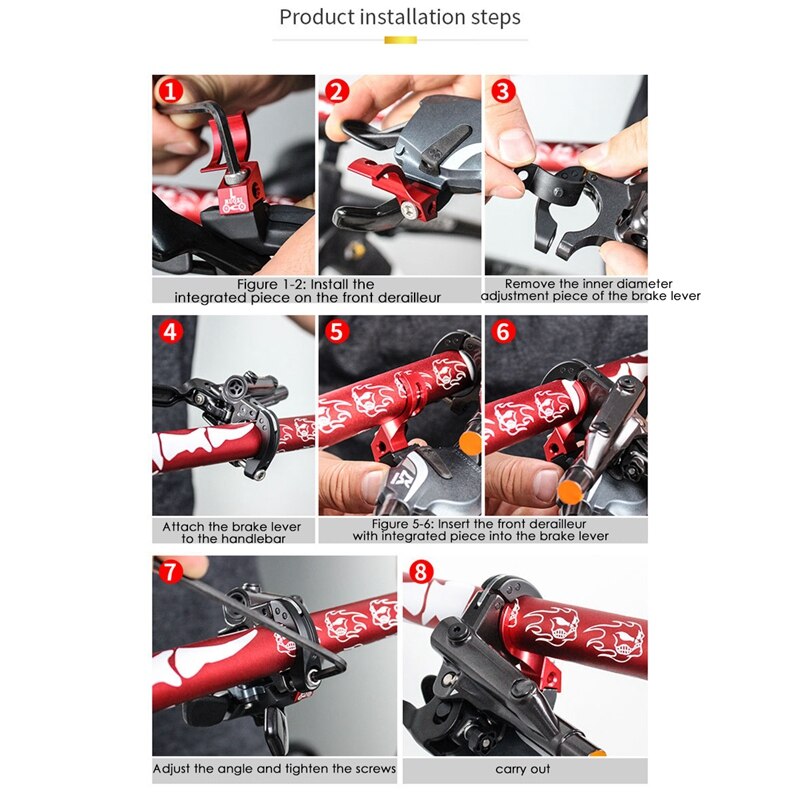 MUQZI Bike Shifter Trigger Adapter Brake Integrated For SHIMANO Brake SRAM Shifter 2 In 1 Connector XTR XT SLX
