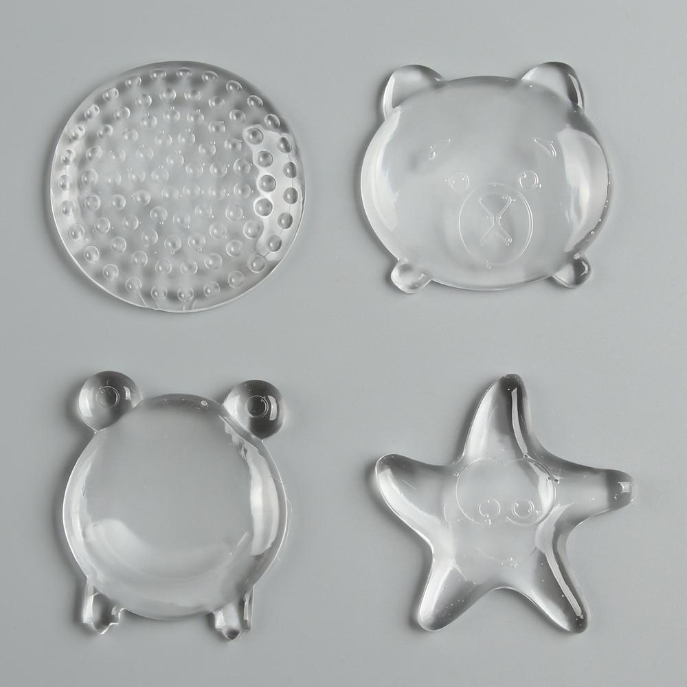 PU Transparent Door Stoppers Safety Shock Absorber Door Handle Bumpers Anti Collision pad Wall Protector Sticker Protection Tool