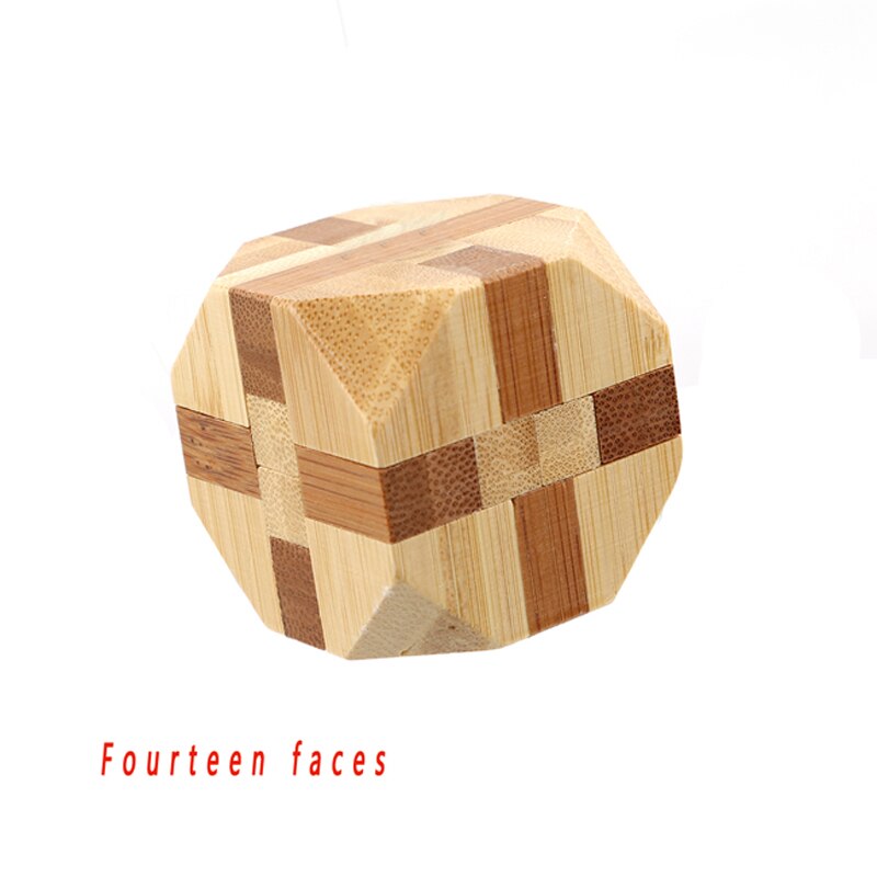 Neue Pädagogisches Erwachsene Kinder Spielzeug Ausgezeichnete IQ Gehirn Teaser 3D Holz Verriegelung Kong Ming Luban Lock Puzzle Spiel Spielen