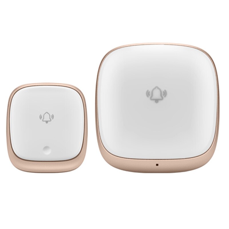 Wireless Waterproof Doorbell Self-generation Battery-free Smart Doorbell Home Security Welcome Button Door Bell: Other / US Plug