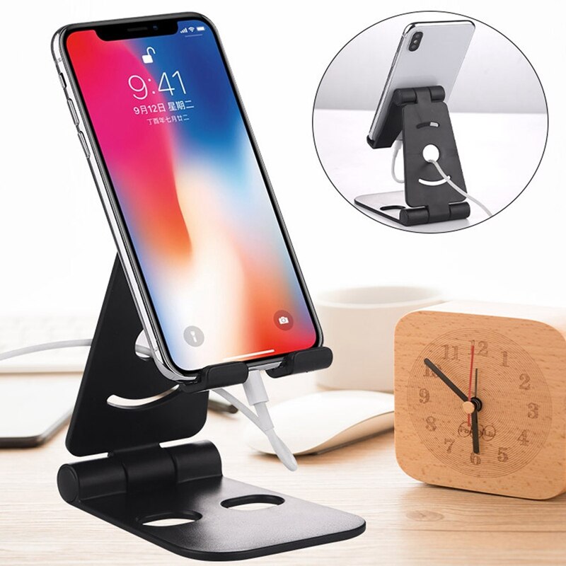 Soporte Universal de mesa para teléfono móvil, soporte de escritorio para iPhone 7, 8 X, soporte para tableta, soporte para iPad Mini de 9,7 pulgadas