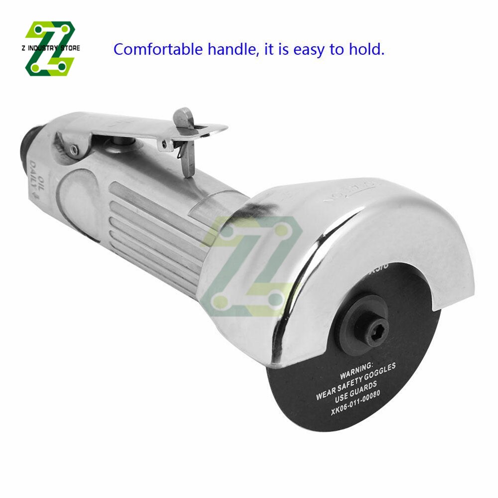 25000rpm Pneumatic Metal Cutting Machine Cut Off Grinders 3 inch Straight Air Cutter Cutting Tools For Metal Working