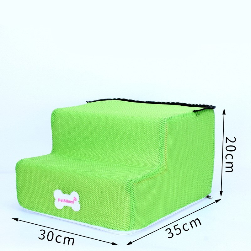 Dog House Dog Stairs Pet 3 Steps Stairs for Small Dog Cat Pet Ramp Ladder Anti-slip Removable Dogs Bed Stairs Pet Supplies