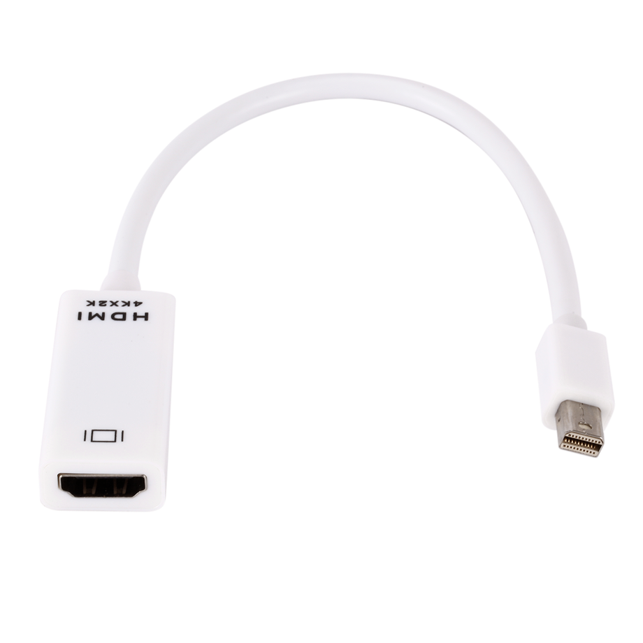 PzzPss miniwyświetlacz Port na HDMI kompatybilny Adapter 4K męski Mini DP do HDMI żeński konwerter wideo-audio na PC projektor do laptopa