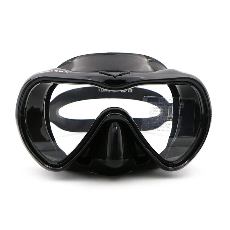 Ailloma dykningsbriller silikone anti-tåge svømningsmaske voksen hærdet glas linse sportsudstyr briller