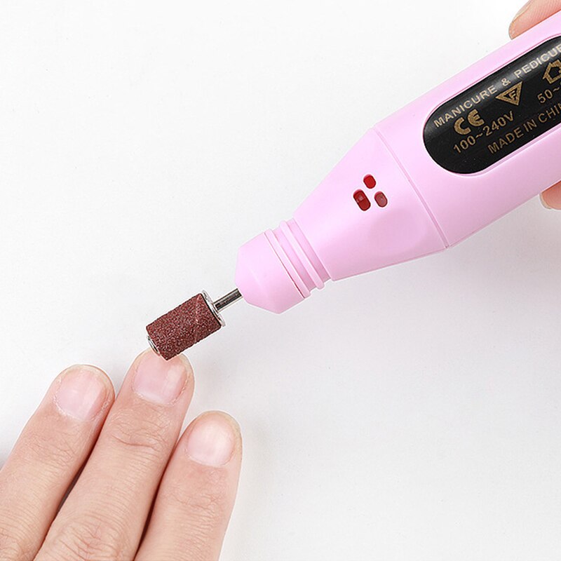 1 set elektrische nagelboormachine, pedicure nagelboorbits, keramische freesjes voor manicure-apparatuur, nagelkunstgereedschap