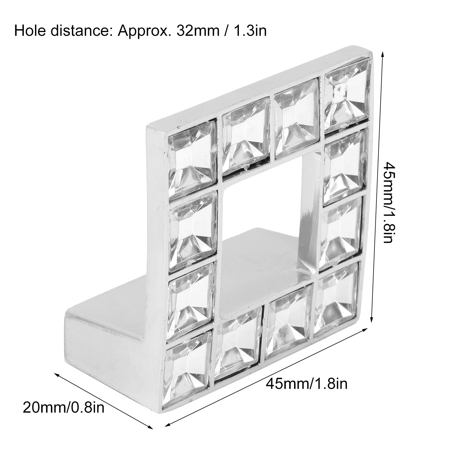 Moderne Dubbele Gat Lade Handvat Duurzaam Kabinet Handvat Voor Thuis Deur Woonkamer Kasten