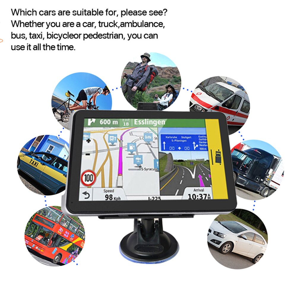 7 inch HD Car GPS Navigation FM Navitel latest Europe Map Sat nav Truck gps navigators automobile