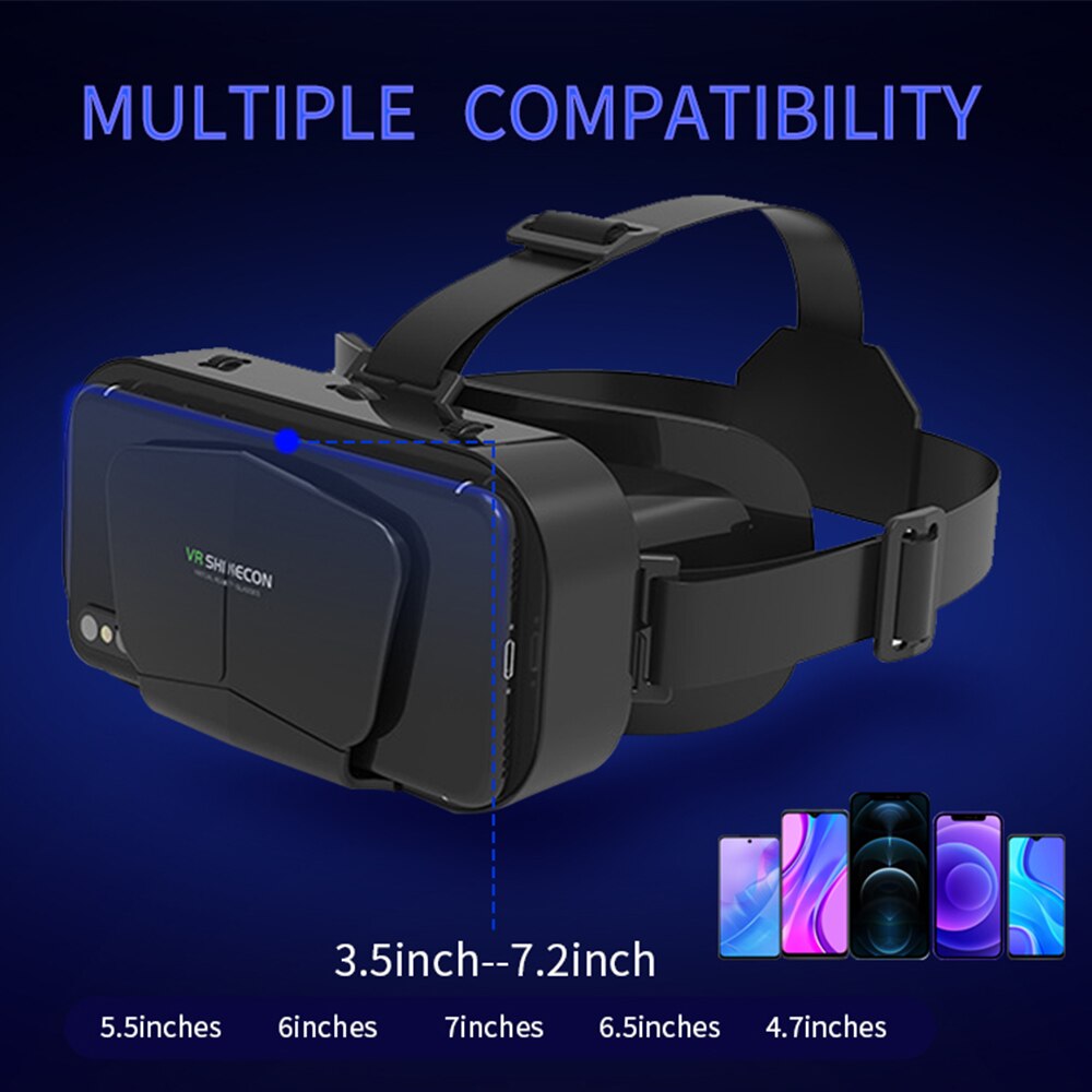 Gafas de realidad Virtual G10 VR para teléfono inteligente, gafas 3D estéreo VR, casco de cartón con Control remoto para IOS y Android