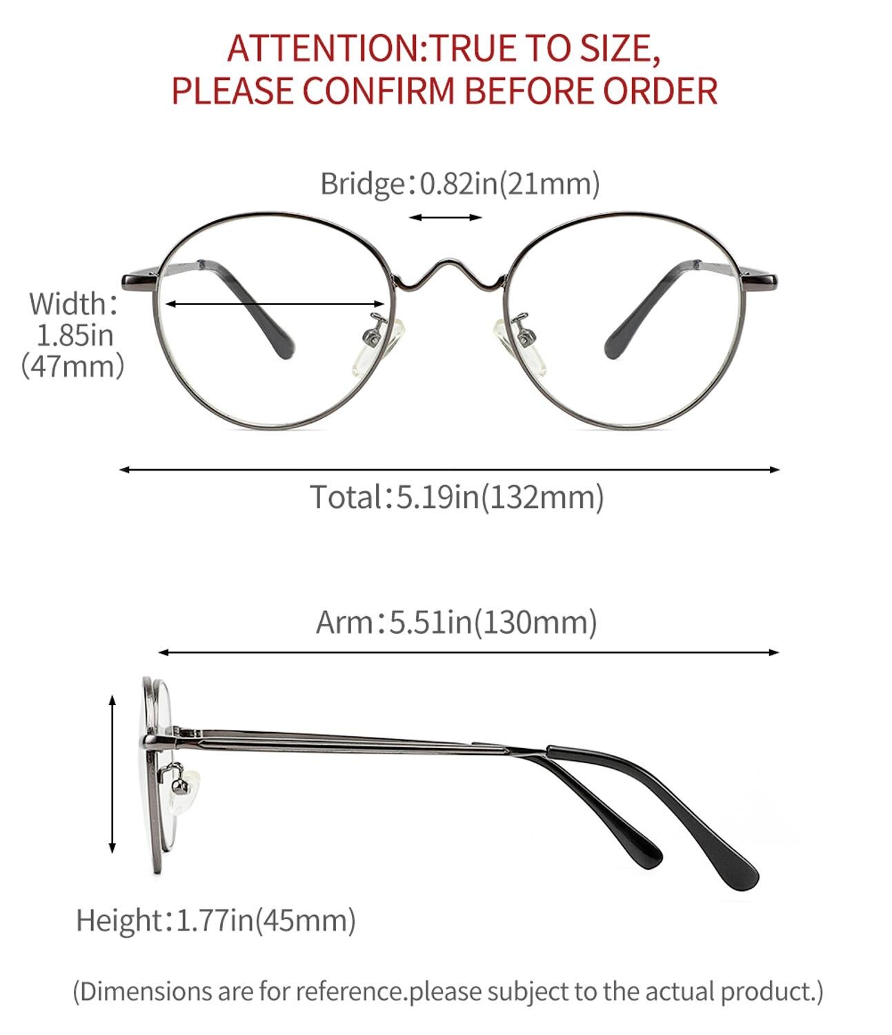 Cyxus Anti lumière bleue ordinateur lunettes Anti-fatigue oculaire bloquant UV400 coréen rond métal cadre lunettes pour femmes hommes 8702