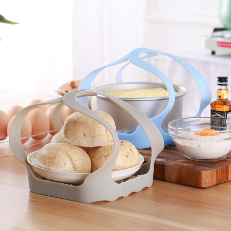 Accessoires de cuisine en Silicone de alimentaire micro-ondes Silicone gâteaux au fromage oeuf vapeur pour la cuisson des aliments panier à vapeur plateau à vapeur