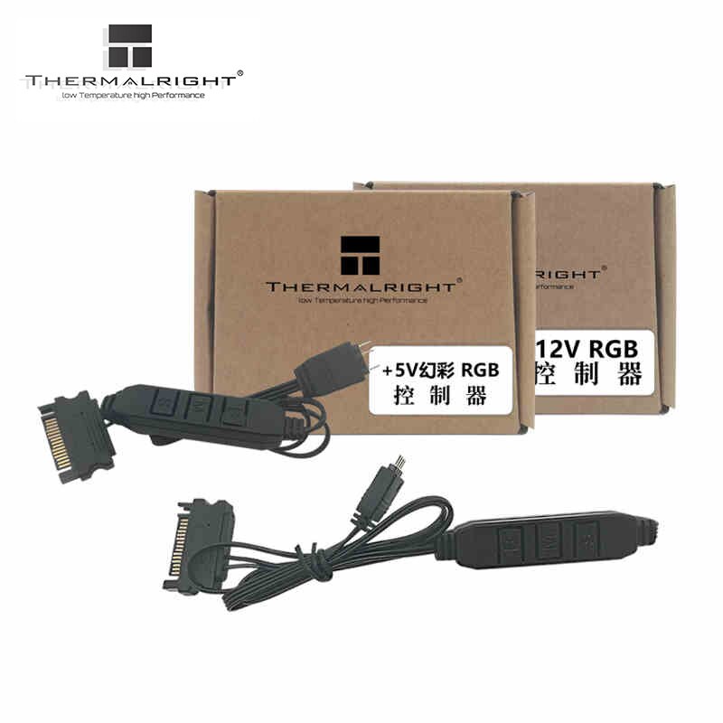 Thermalright Computer Case Rgb Fan Controller Fan Hub Ondersteunt Standaard 3-Pin 5V/4-Pin 12V Interface