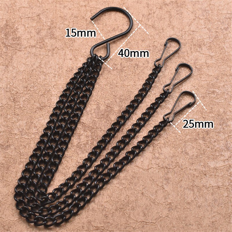 Flower Pots Hanging Chains Hook Hanging Basket Chains Flower Pot Hanger Hook Basket hanging chains Planters Decoration