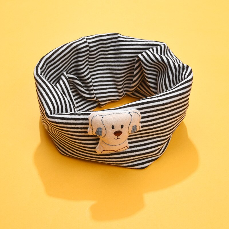 Lot De 5 Écharpes Et Bavoirs Chauds Pour Enfants - Coton Doux Motifs Dessins Animés Automne Hiver