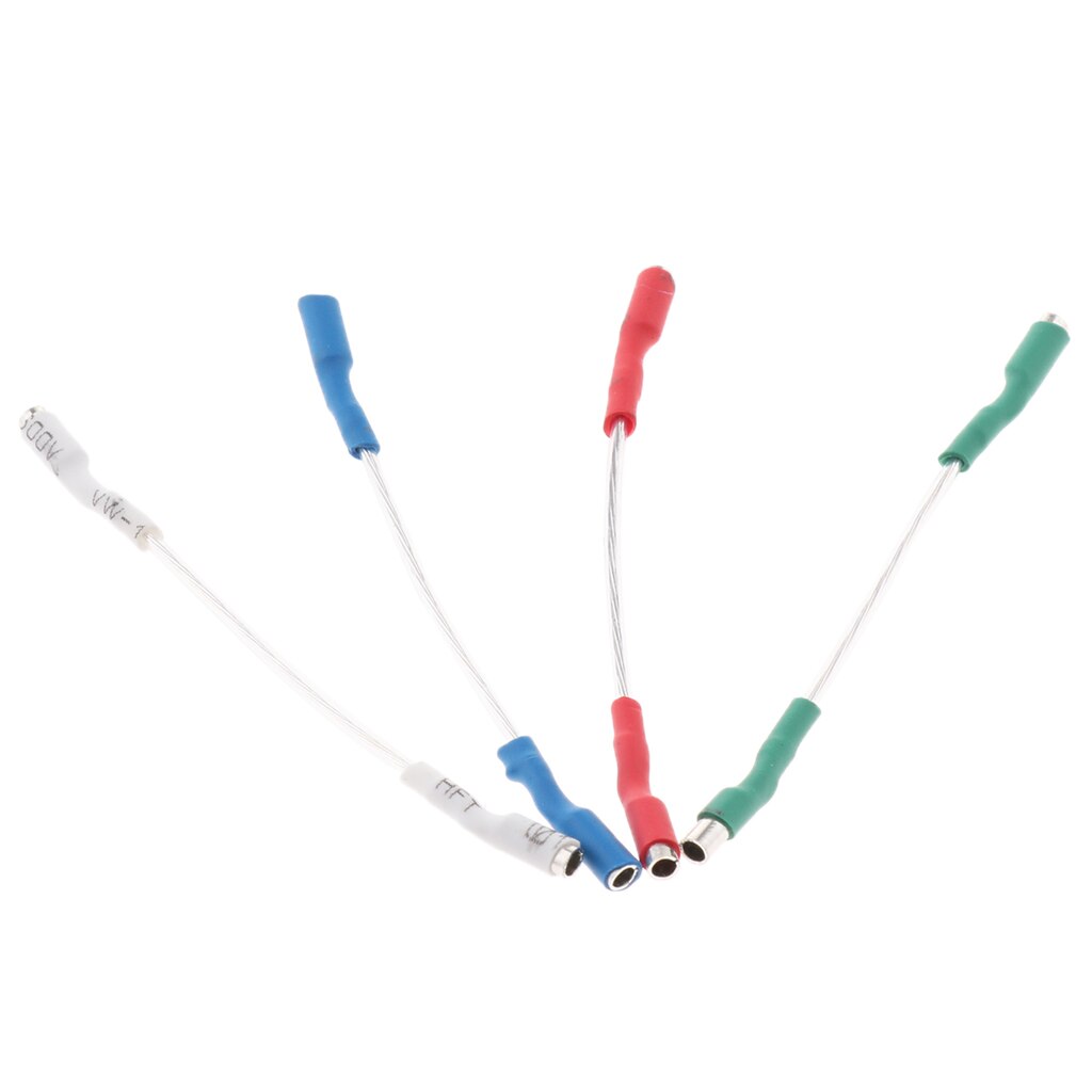 4 Pieces Phono Headshell Lead Wires, Turntable Phono Headshell Lead Wires