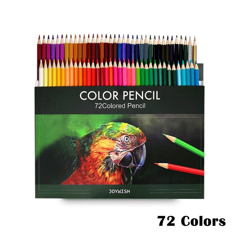 12/18/24/36/48/72 WaterColor Pencils Set Wood Colored Pencil Set Painting for kids Art School Supplies: 72 Colors