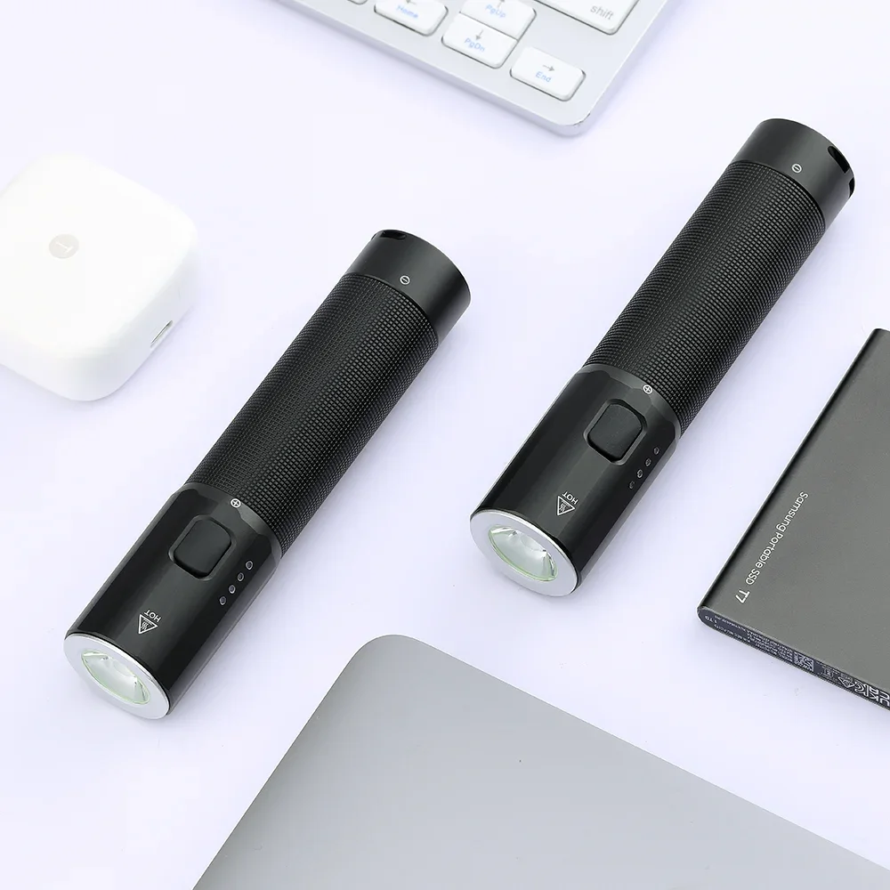 Xiaomi NexTool linterna de luz fuerte para exteriores 4500mAh luz LED linterna de luz directa impermeable 4 modos de iluminación banco de energía