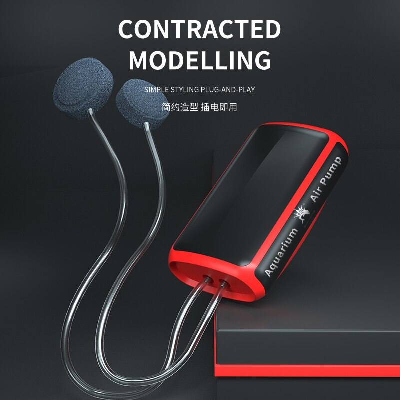 high fish tank oxygen pump ultra-quiet aerator small household oxygenator fish aerator oxygen pump high power